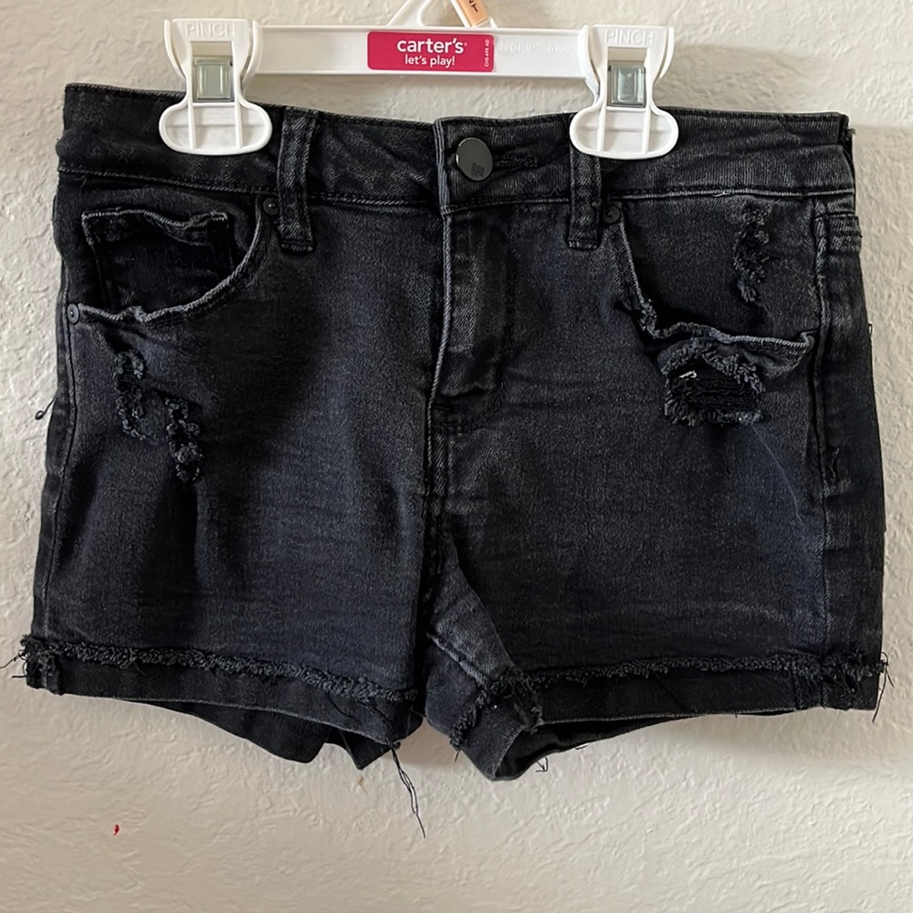 Selling girls size 12 denim shorts from RSQ